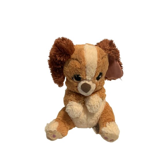Disney Parks Lady & The Tramp Lady Plush Stuffed Animal Doll Toy Puppy Dog 9.5 i - Picture 1 of 4